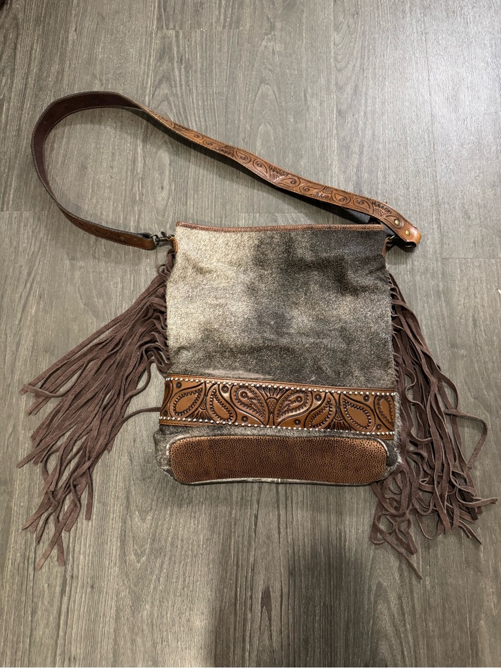 American Darling Fringe and Hide Bag